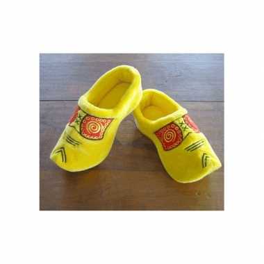 Klompen  Clogs sloffen gele klomp